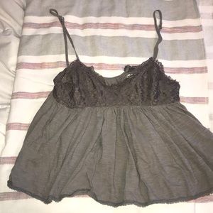 Grey American eagle cami